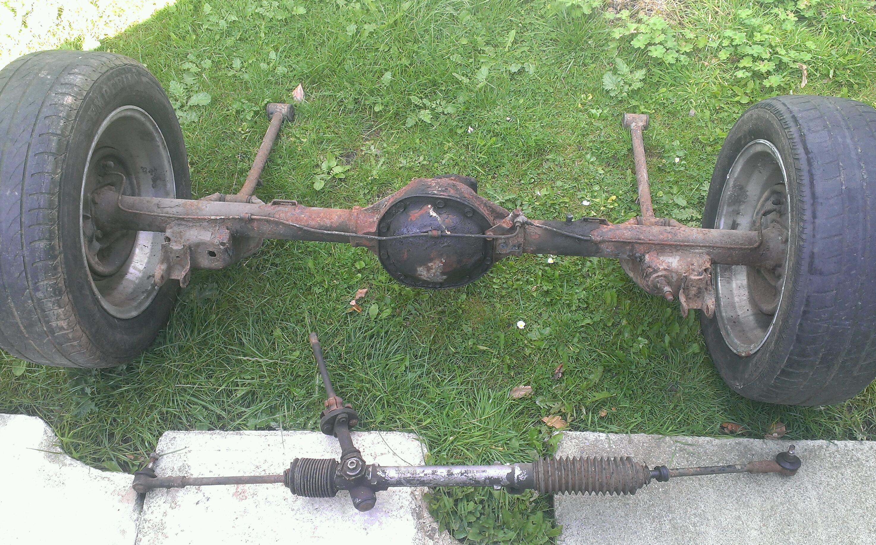Manta Rear Axle manta b back axle and steering rack - Parts For Sale - Opel Manta ...